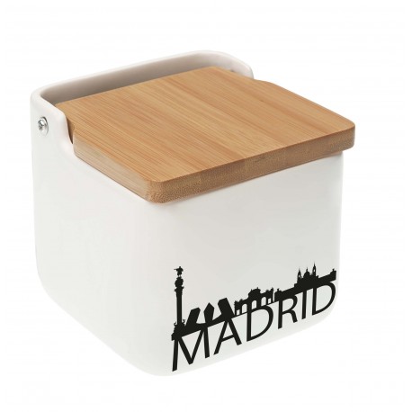 MADRID SALT BOWL WITH BAMBOO LID