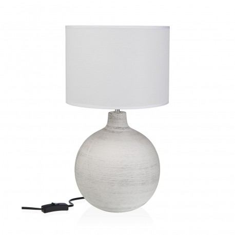 WHITE DEWAS CERAMIC TABLE LAMP