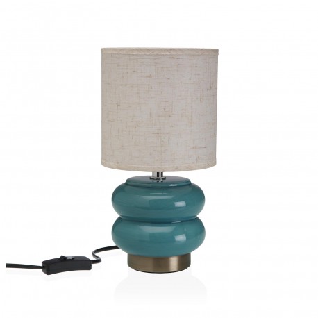 BLUE ONKARA CERAMIC TABLE LAMP
