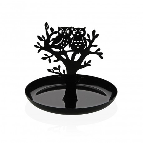 BLACK OWL JEWELLERY BOX