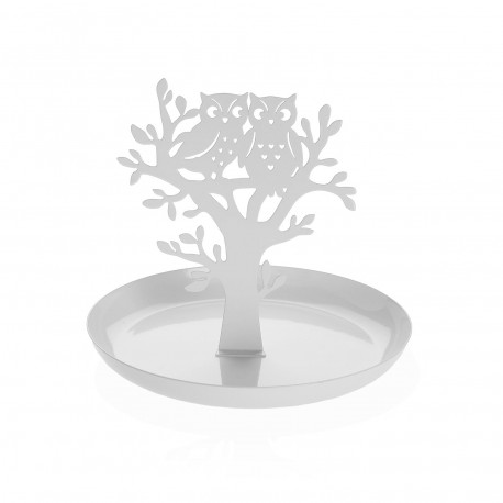 WHITE OWL JEWELLERY BOX