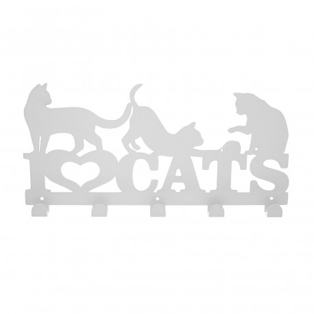 WHITE CATS COAT RACK