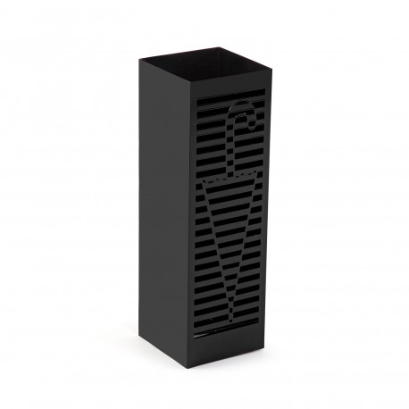 LUGANO BLACK UMBRELLA STAND