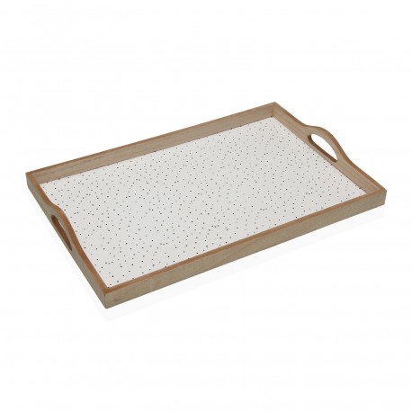 SPECKLE WOODEN TRAY 45CM
