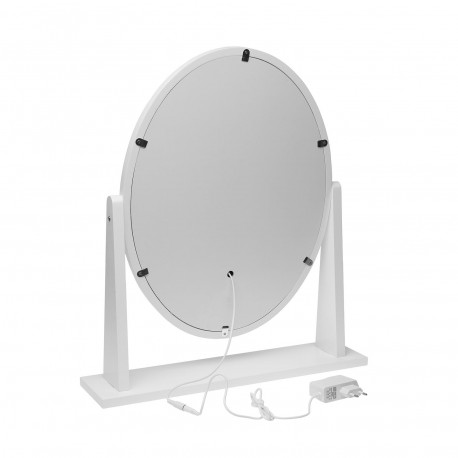 OVAL GLAM MIRROR WITH LIGHTS