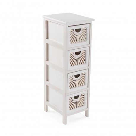 WHITE 4-DRAWER ADDA CHEST