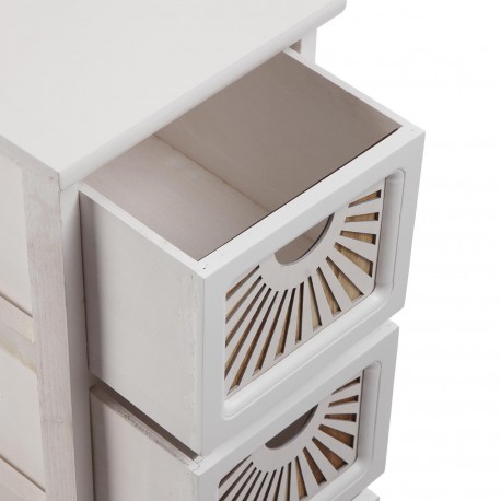 WHITE 4-DRAWER ADDA CHEST