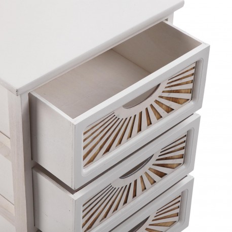 WHITE 3-DRAWER ADDA CHEST