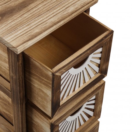BROWN 3-DRAWER ADDA CHEST