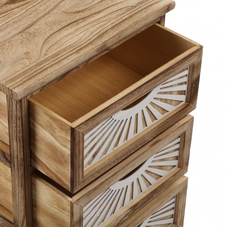 BROWN 3-DRAWER ADDA CHEST