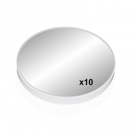 WHITE MAGNIFYING MIRROR 10X