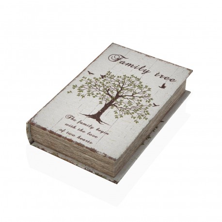 DECORATIVE BOOK WITH LOCK "FAMILY TREE"