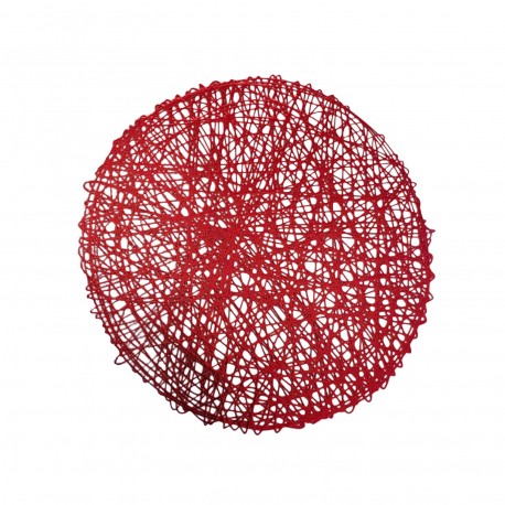 ROUND RED PLACEMAT