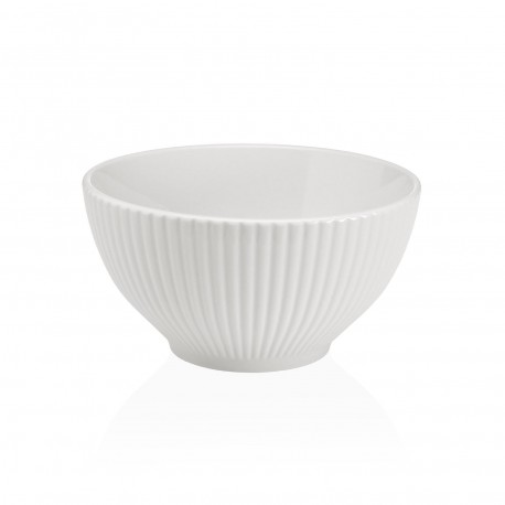BOWL WITH STRIPED RELIEF