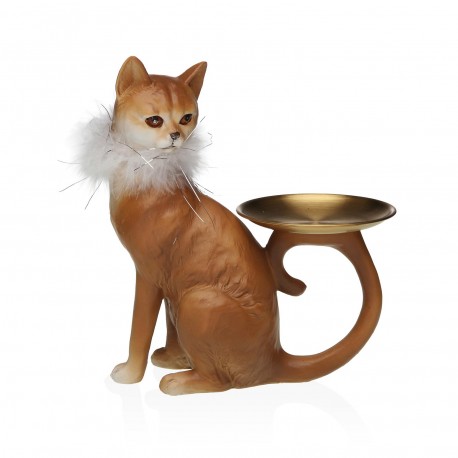 CAT FIGURE WITH TRAY