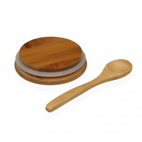 BOROSILICATE JAR WITH SPOON 400ML