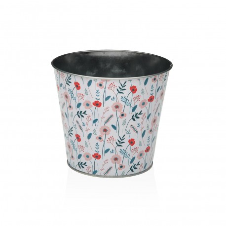 VERDI METAL FLOWERPOT 11.6CM