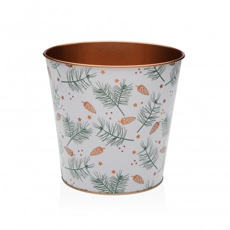 YULE XL METAL FLOWERPOT