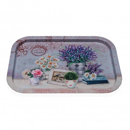 FLEURS METAL PLATTER
