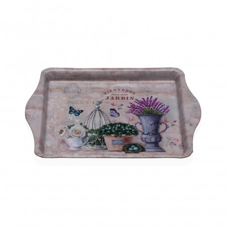 AROMA METAL PLATTER WITH HANDLES