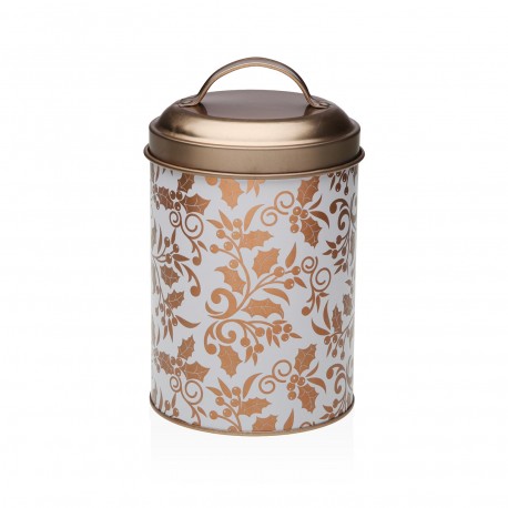AUREA LIDDED METAL JAR