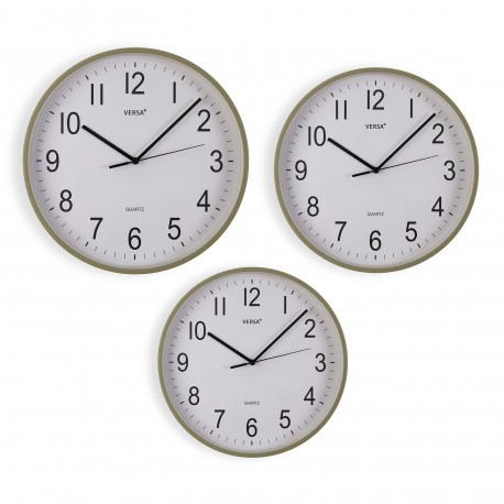 LIGHT GREEN WALL CLOCK 30CM