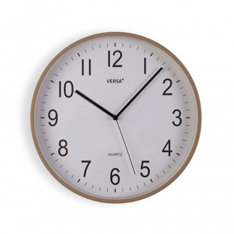 LIGHT GREY WALL CLOCK 35CM