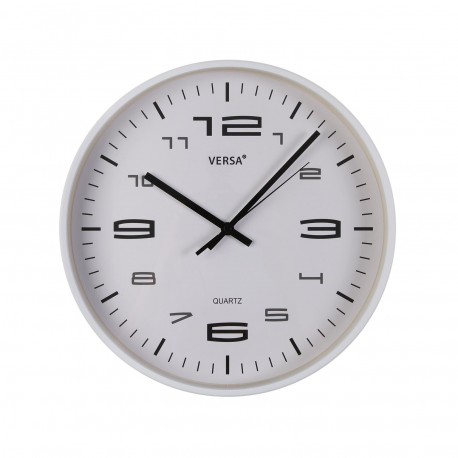 WHITE WALL CLOCK 30CM