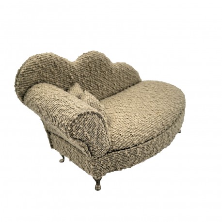 LIGHT GREY CHAISE LONGUE JEWELLERY BOX