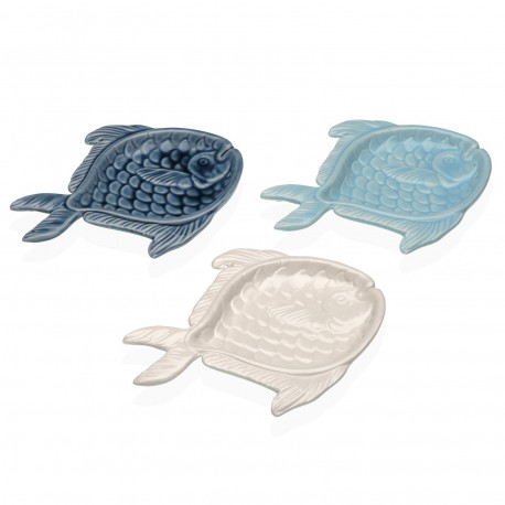 APPETISER CERAMIC FISH PLATTER ASSORTED