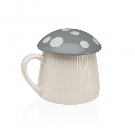 GREY MUSHROOM LID CUP