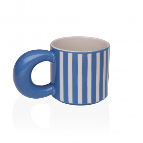 BLUE STRIPED MUG
