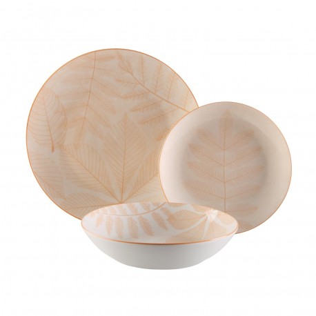 18-PIECE DINNER SET "AYLEN" BEIGE