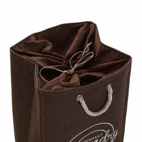 BROWN LAUNDRY HAMPER