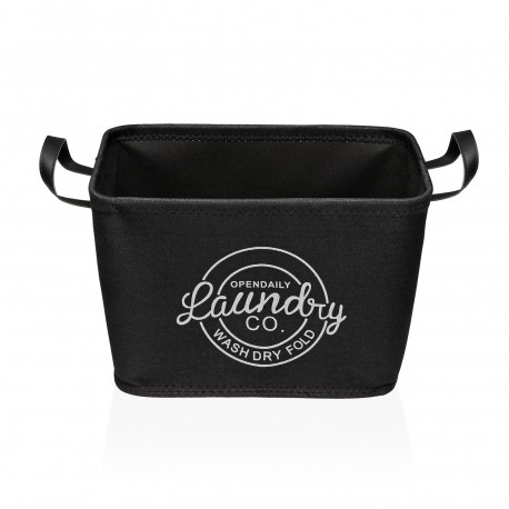 BLACK LAUNDRY BASKET
