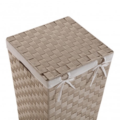 BEIGE LAUNDRY HAMPER