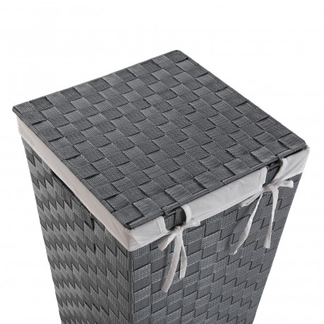 LIGHT GREY LAUNDRY HAMPER