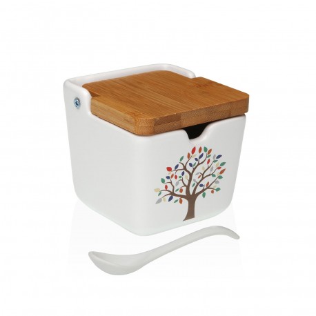 TREE BAMBOO LID SUGAR BOWL