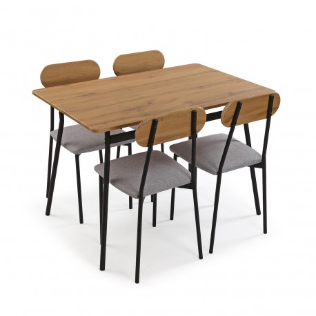 DENALI TABLE AND 4 CHAIRS SET