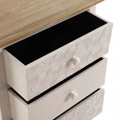TENNY 3-DRAWER BEDSIDE TABLE