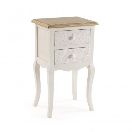 TENNY 2-DRAWER BEDSIDE TABLE