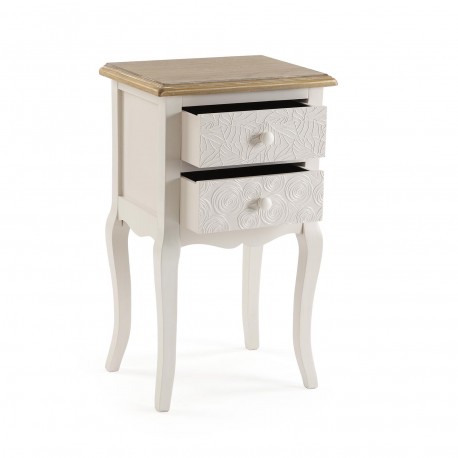 TENNY 2-DRAWER BEDSIDE TABLE