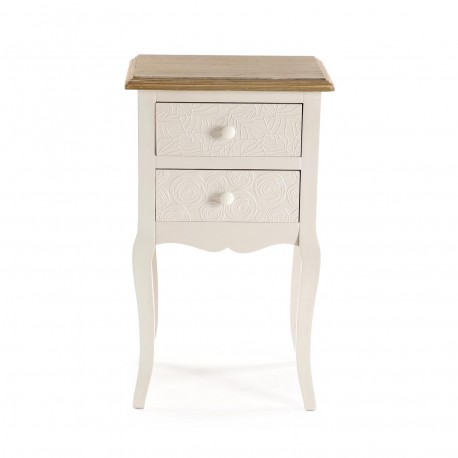 TENNY 2-DRAWER BEDSIDE TABLE