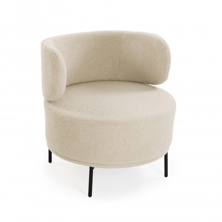 ERIE WHITE SHEEPSKIN ARMCHAIR