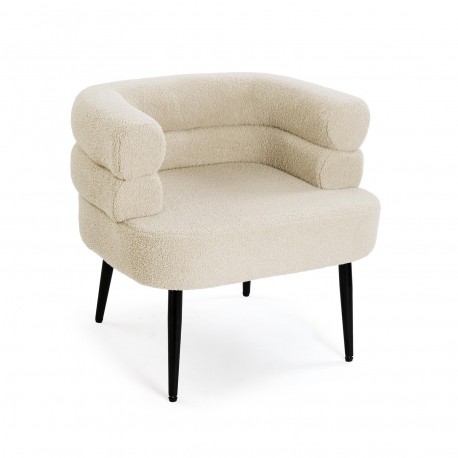 NEMI WHITE SHEEPSKIN ARMCHAIR