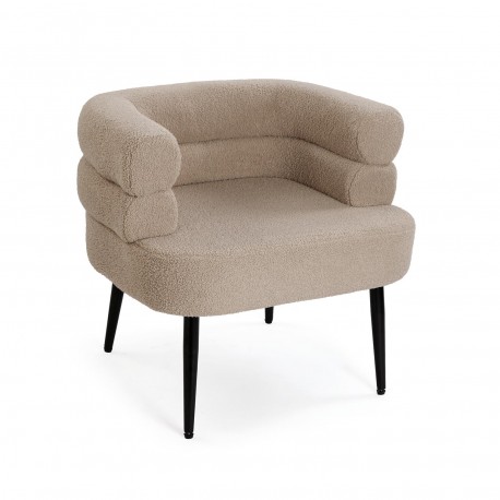 NEMI BEIGE SHEEPSKIN ARMCHAIR