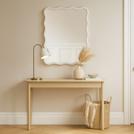 WHITE WAVE MIRROR