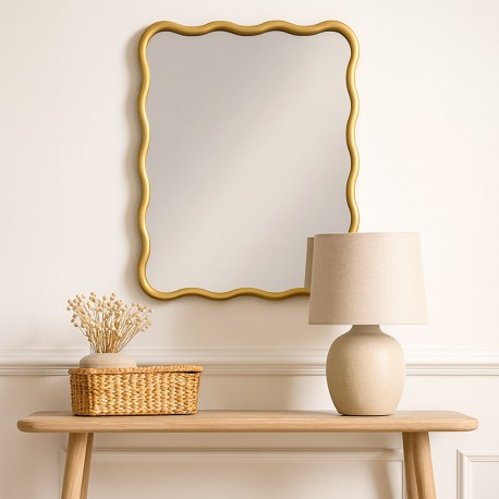 GOLD WAVE MIRROR