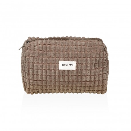 KHAKI CORDUROY TOILETRY BAG
