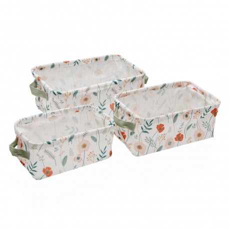 SET OF 3 VERDI RECTANGULAR BASKETS